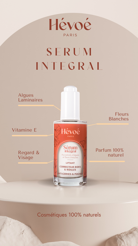 Sérum Intégral Visage & Regard – Hydratant & Anti-Fatigue | Hévoé