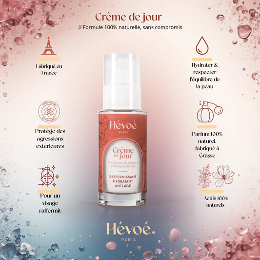Coffret Essentiel Hévoé, soins visage naturels pour une routine complète