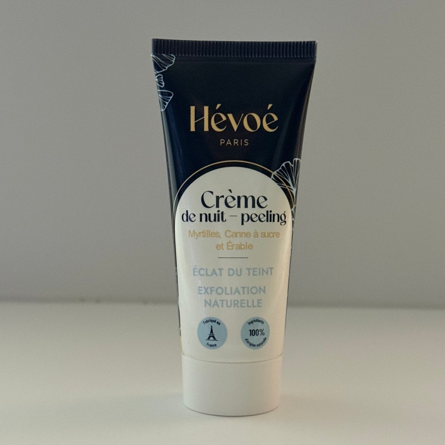 Crème de Nuit – Peeling Hévoé – Éclat du teint & exfoliation naturelle - HEVOE