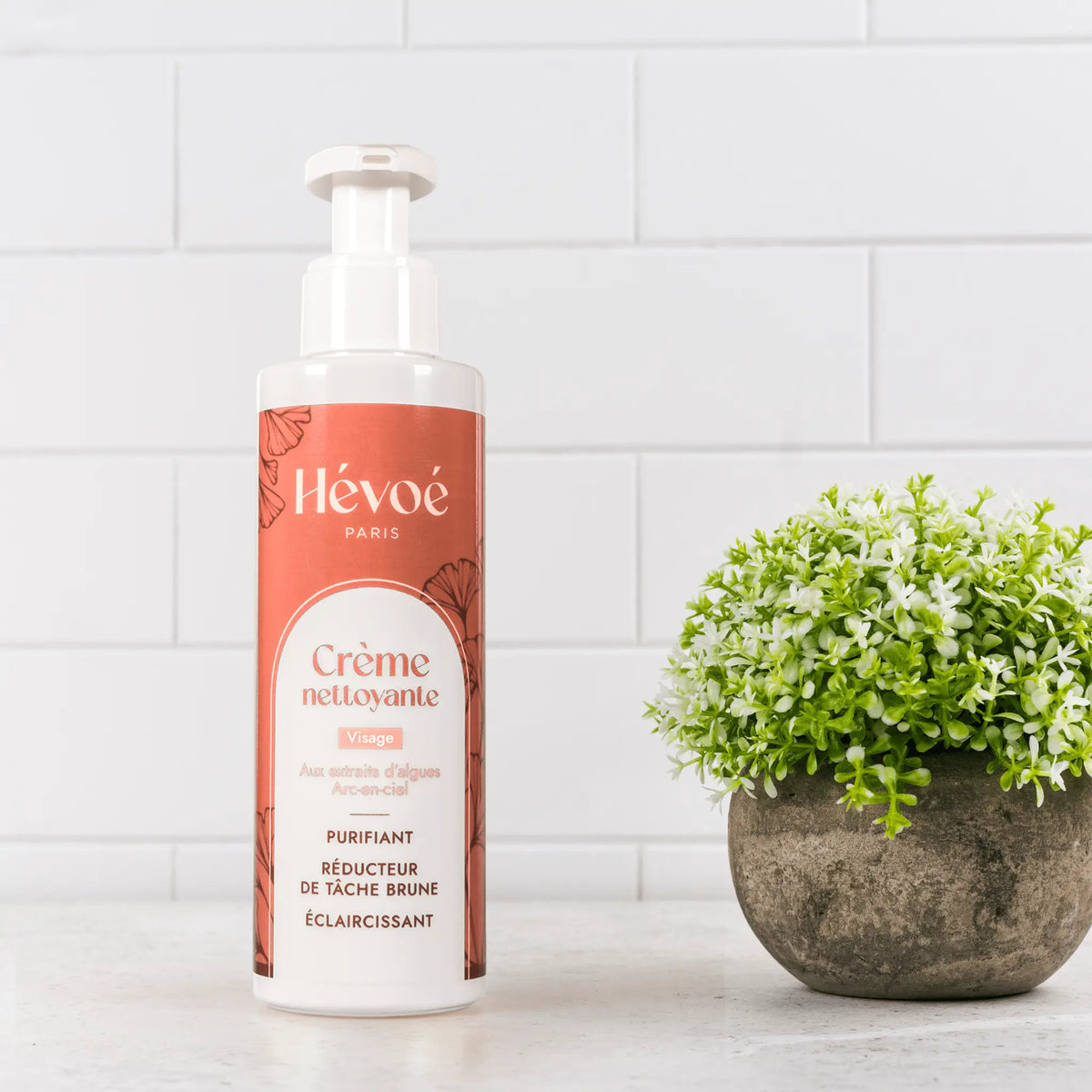 Crème Nettoyante Hévoé, nettoyant et démaquillant visage 100 % naturel