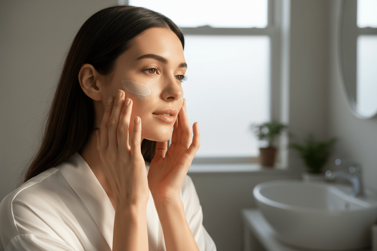 Rituel Hydratation & Éclat Hévoé – Sérum + Crème + Masque + Contour + Pinceau - HEVOE