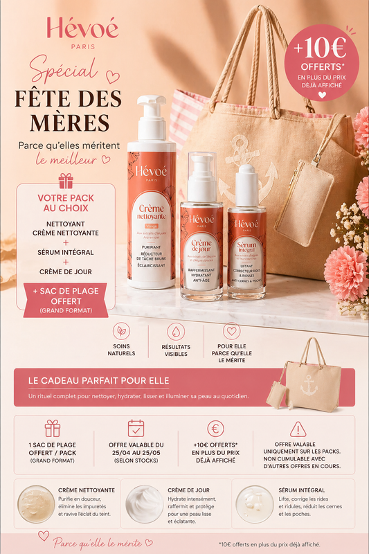 Pack Éclat & Hydratation – Nettoyant, Sérum & Crème de Jour + Sac Offert