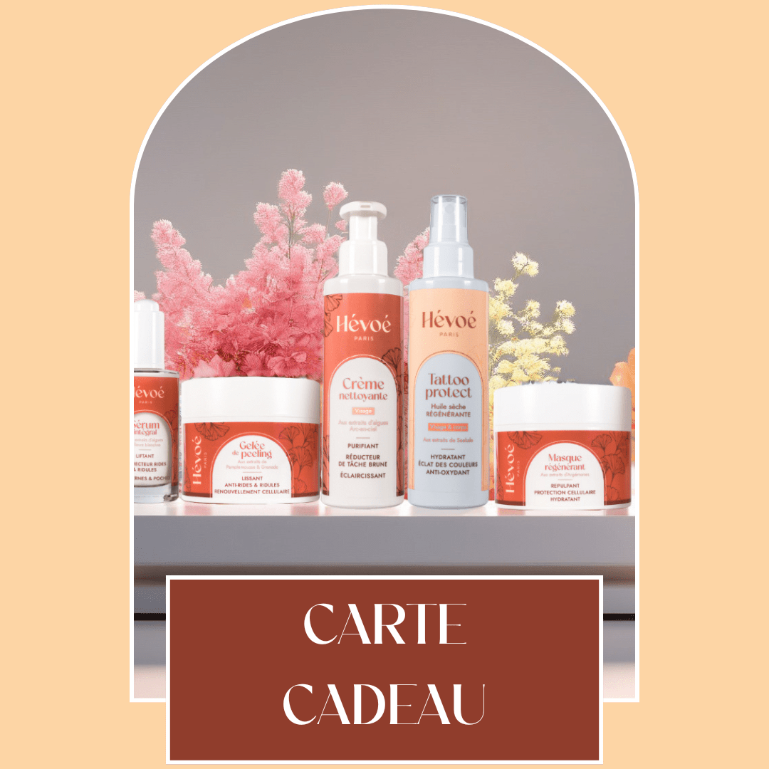 Carte Cadeau Hévoé – Soins Naturels au Choix | Dès 10 € - HEVOE