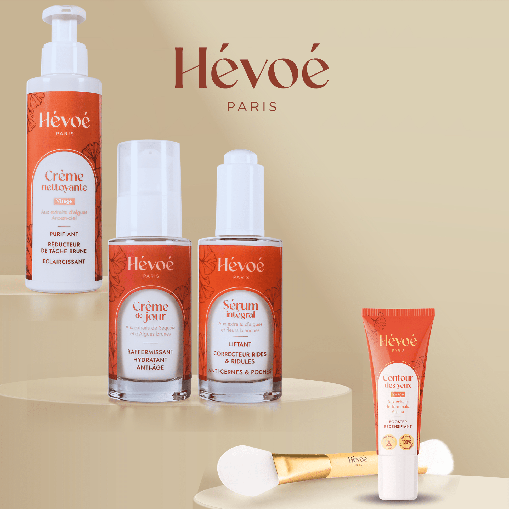 Coffret Essentiel Hévoé – Le rituel complet pour une peau éclatante et hydratée - HEVOE
