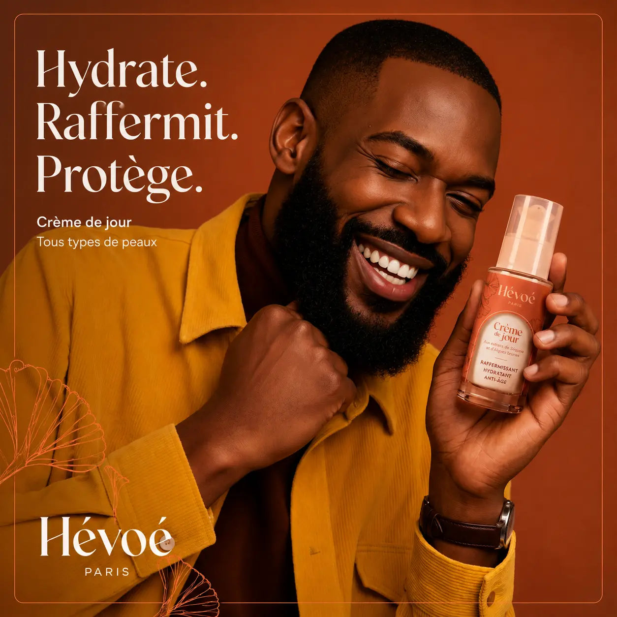 L'Essentiel Nettoyant & Jour – Coffret Soin Visage Naturel Hévoé HEVOE creme de jour homme hevoe 