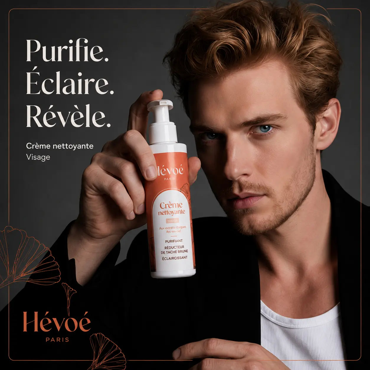 creme nettoyante homme hevoe