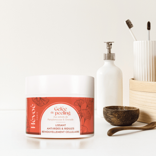 Gelée de Peeling Hévoé – Peau neuve, lissée et éclatante sans irritation - HEVOE