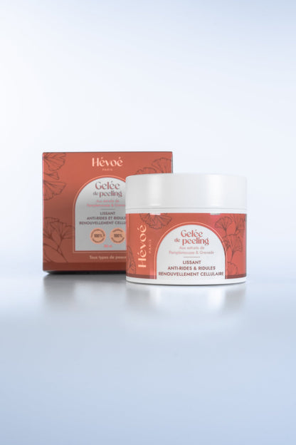Gelée de Peeling Hévoé – Peau neuve, lissée et éclatante sans irritation - HEVOE