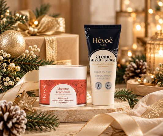 L'Essentiel Masque & Nuit – Coffret Soin Visage Naturel Hévoé