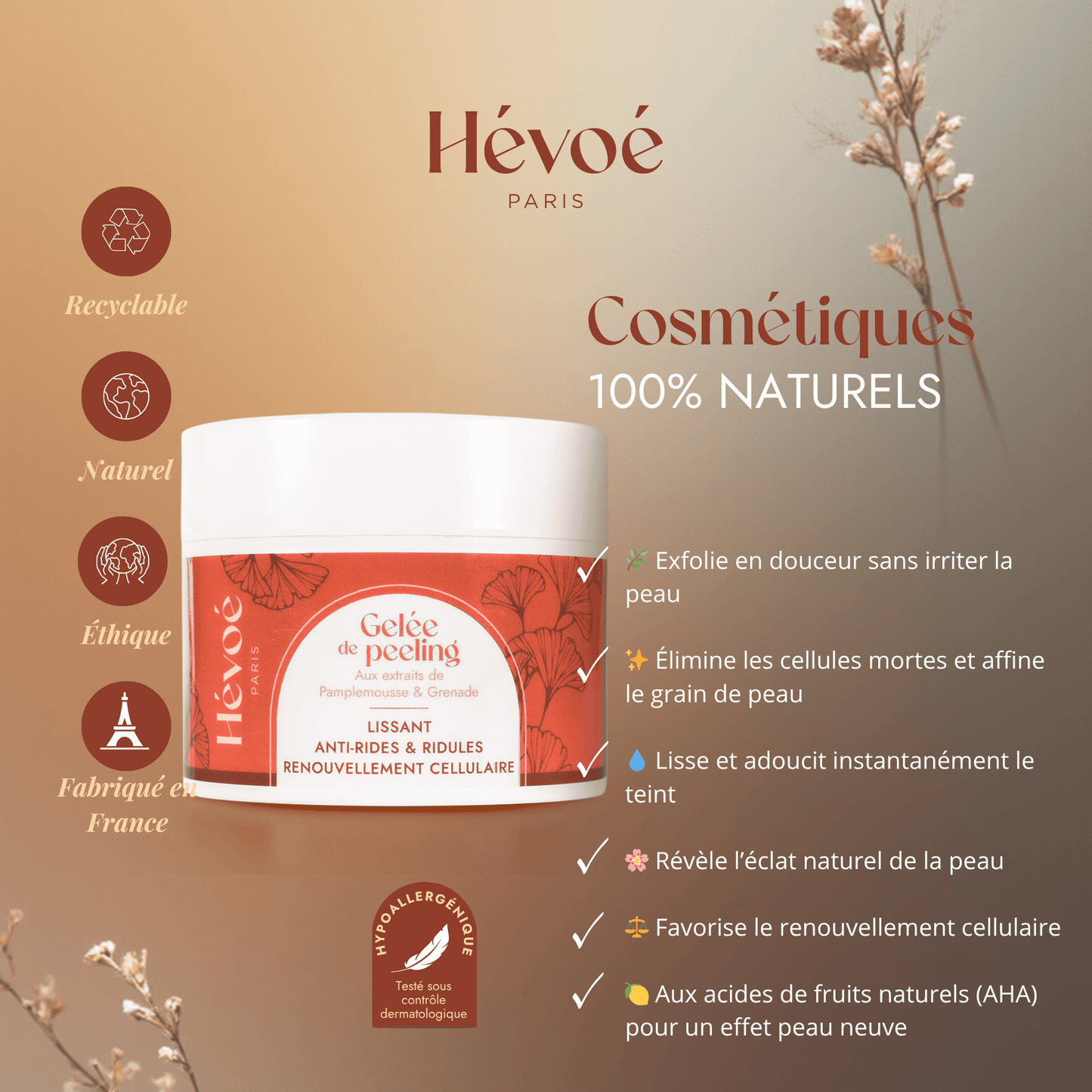 Pack Peau Sublimée Hévoé – Tattoo Protect + Crème + Masque + Contour + Pinceau - HEVOE