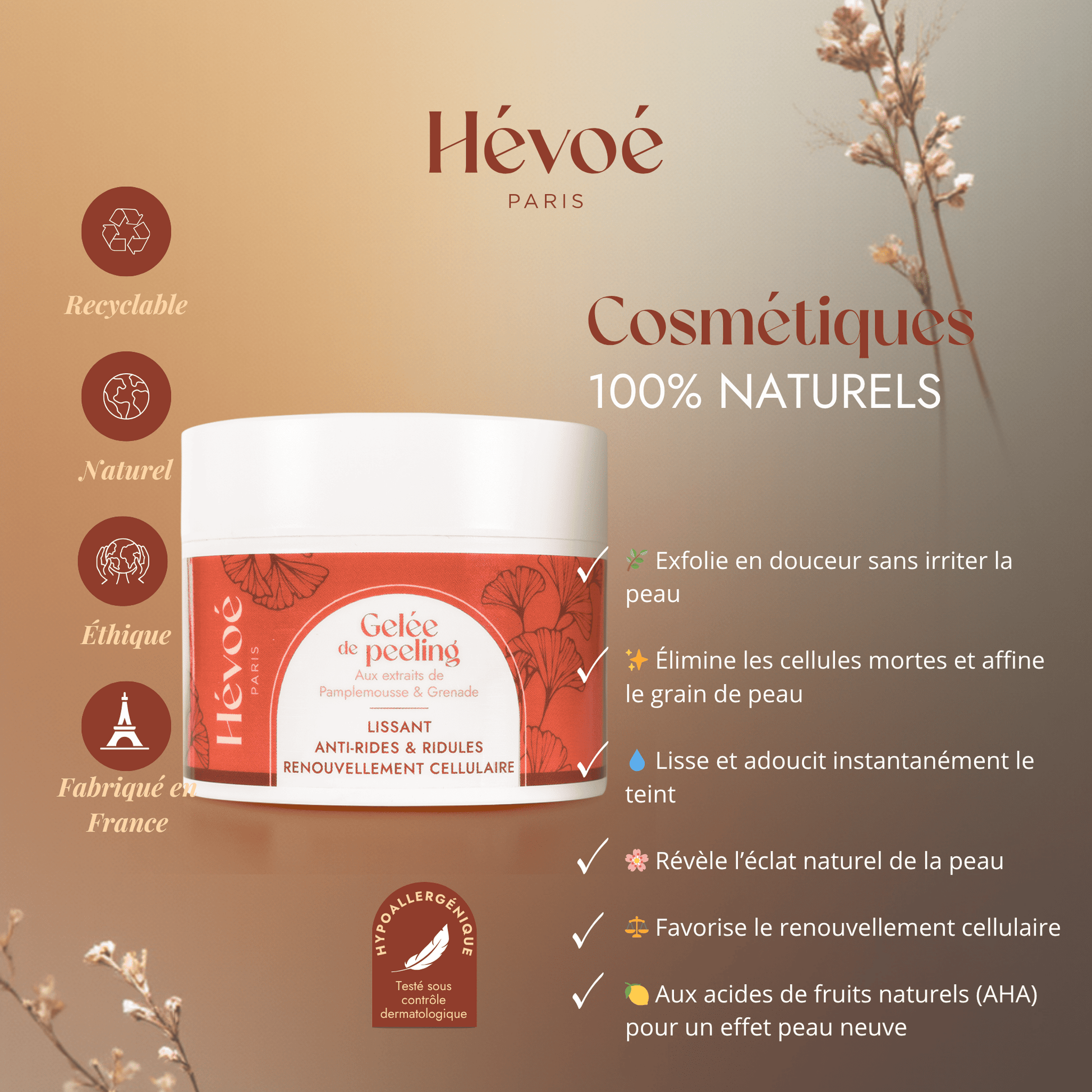 Pack Peau Sublimée Hévoé – Tattoo Protect + Crème + Masque + Contour + Pinceau - HEVOE