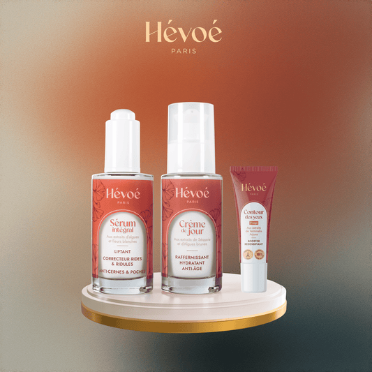 Pack Soin Intégral Hévoé – Sérum + Crème de Jour + Contour des Yeux - HEVOE