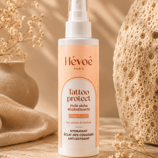 tattoo protect hevoe sur pierre beige
